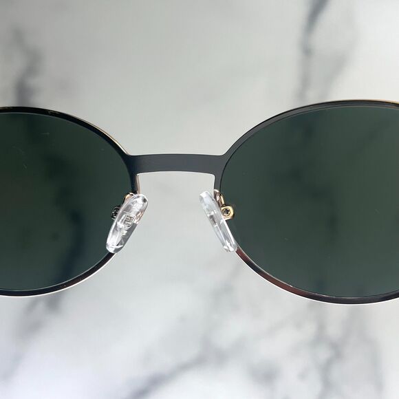 Otra ECHO Sunglasses Round Gold Metal Tortoiseshell Arm Green Lens 43-19-144 - Picture 6 of 14
